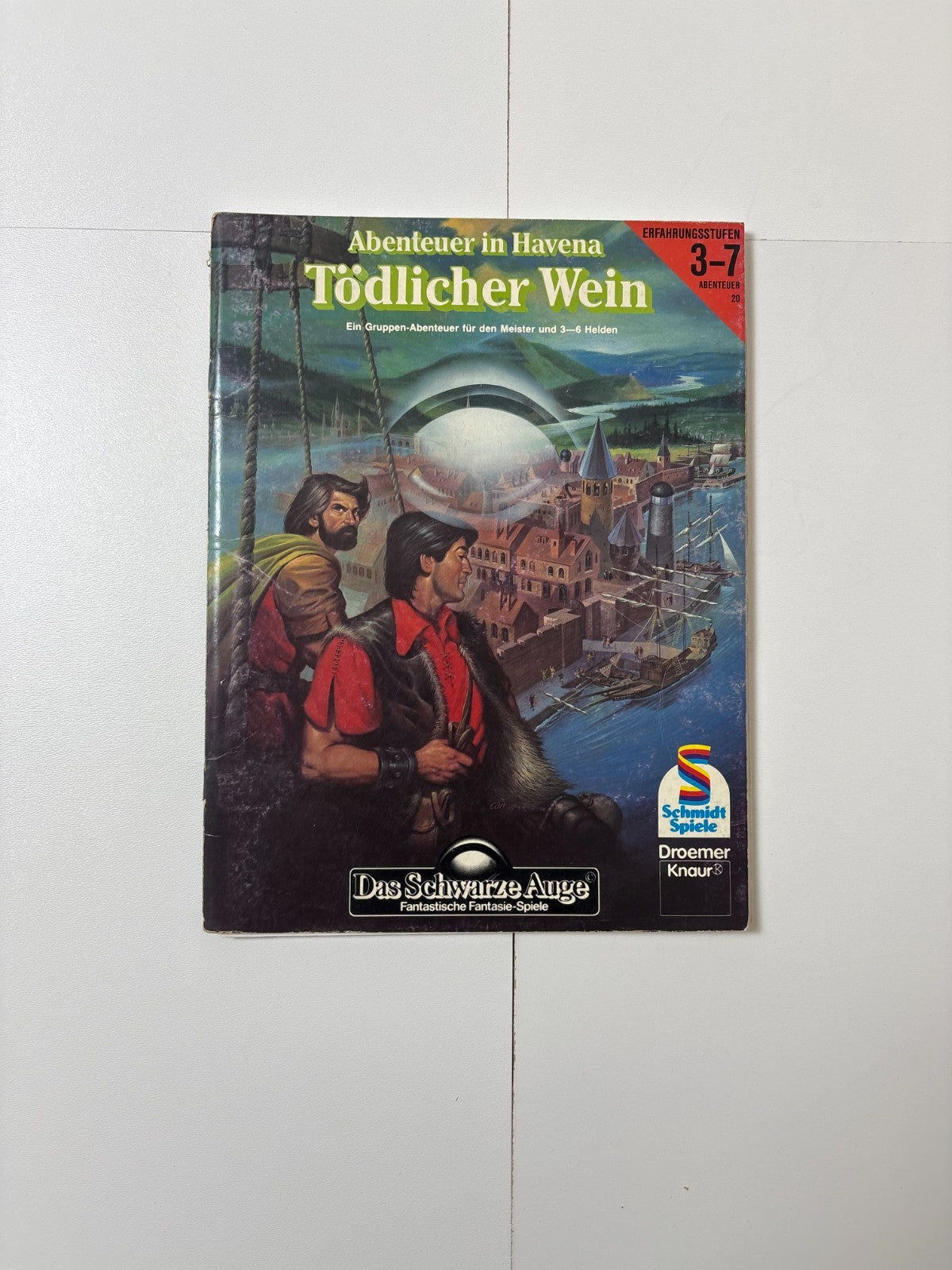 Das Schwarze Auge DSA -Tödlicher Wein 1987 Schmidt Spiele Abenteuer 20 - Ansicht 2