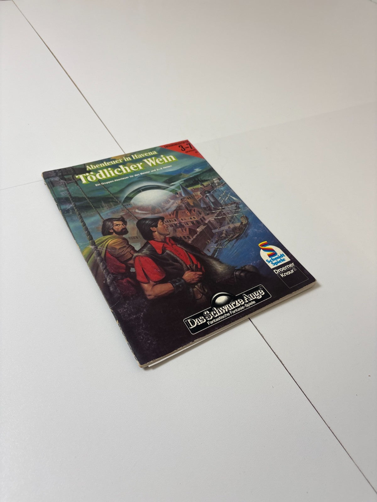 Das Schwarze Auge DSA -Tödlicher Wein 1987 Schmidt Spiele Abenteuer 20 - Ansicht 5