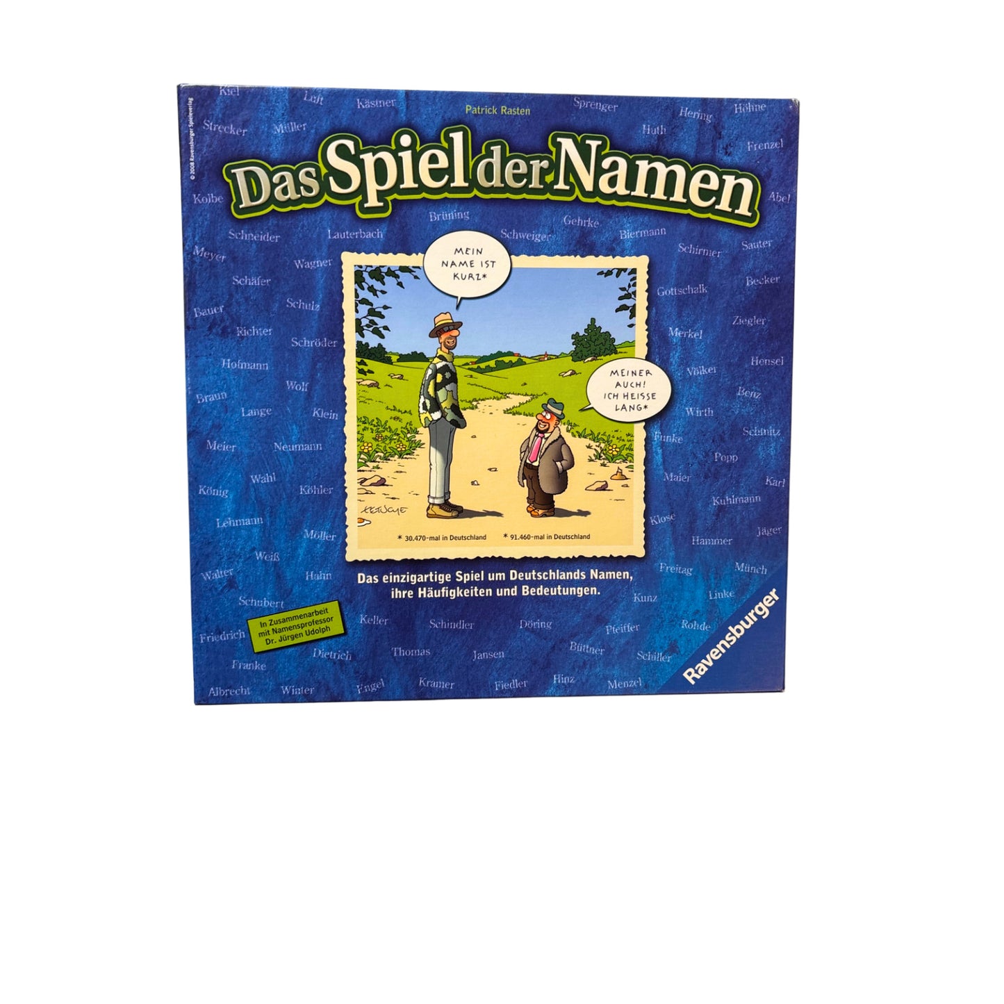 DAS SPIEL DER NAMEN Brettspiel Ravensburger 2005 – SKU A14254 – Gesellschaftsspiel gebraucht kaufen bei Brettspielimperium