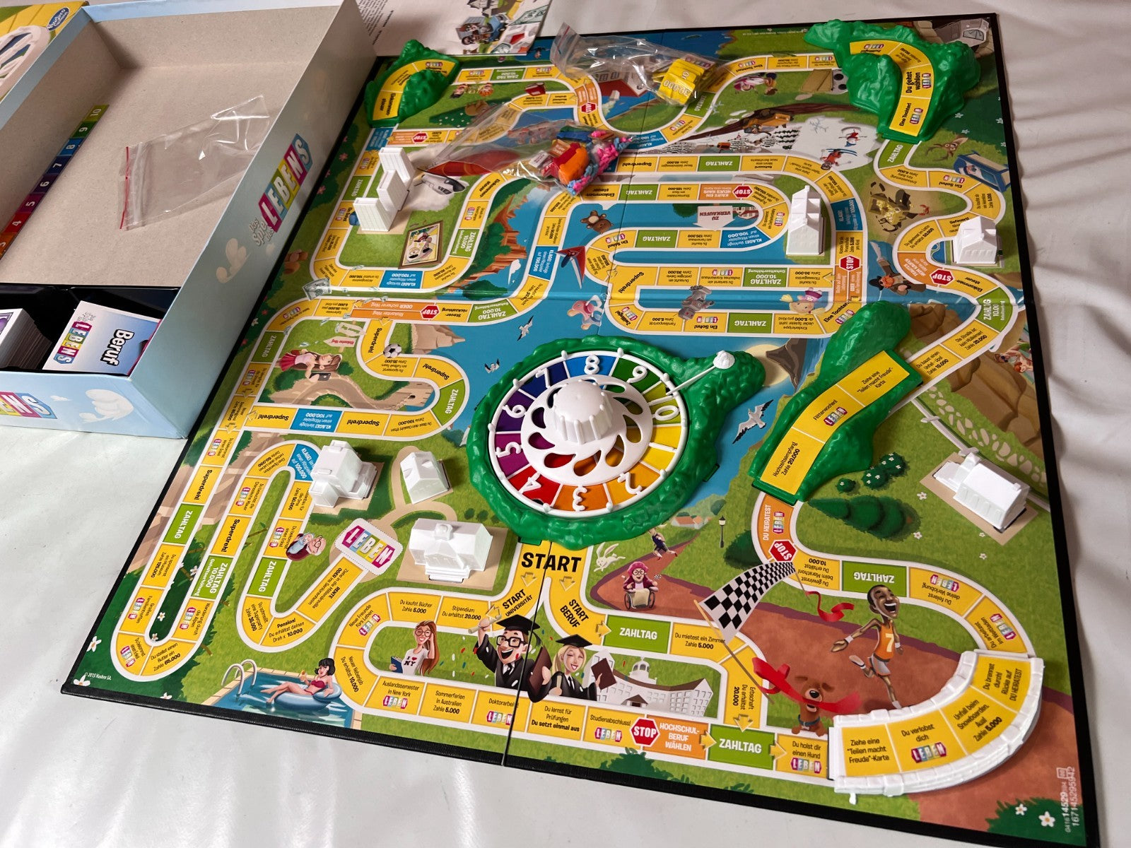 Das Spiel des Lebens Original Hasbro 2015 Brettspiel  Vollständig - Ansicht 6