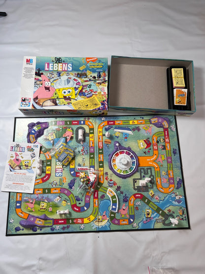 Das Spiel des Lebens SpongeBob Schwammkopf Edition Hasbro Brettspiel vollständig - Ansicht 2