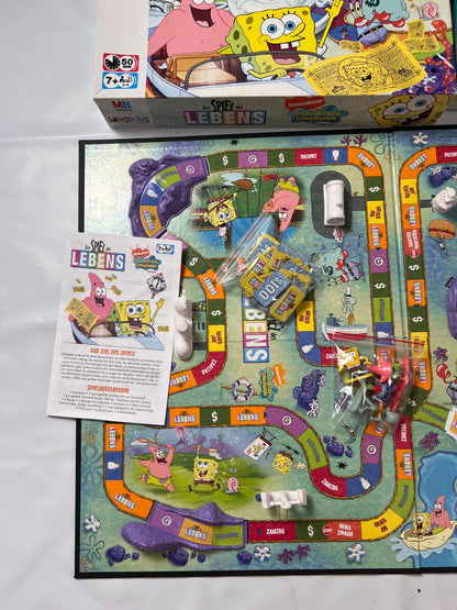 Das Spiel des Lebens SpongeBob Schwammkopf Edition Hasbro Brettspiel vollständig - Ansicht 5