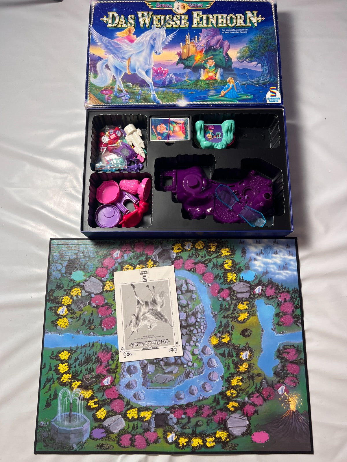 DAS WEISSE EINHORN Spiel - Schmidt Spiele Brettspiel - Vollständig - Ansicht 2
