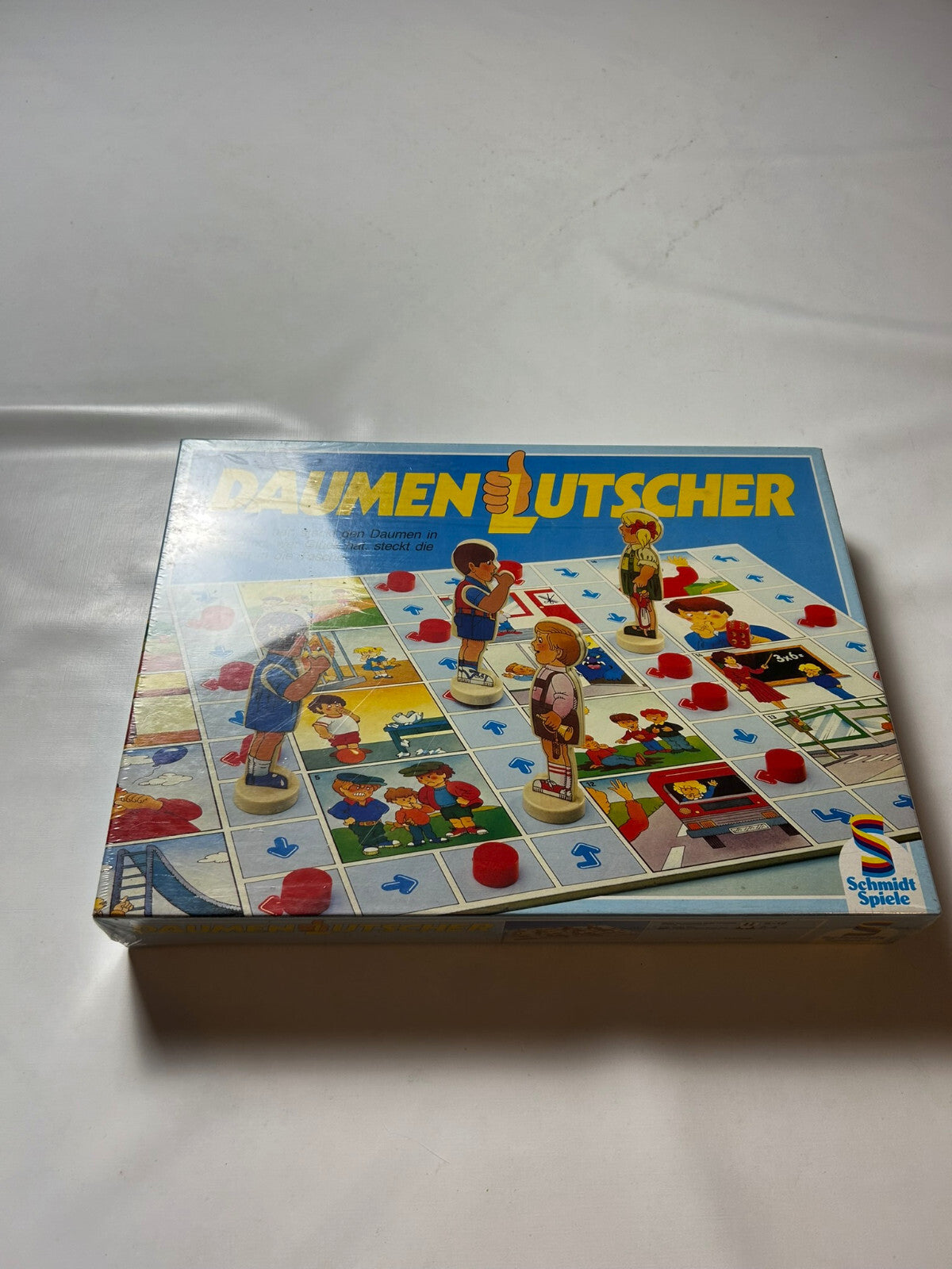 Daumen Lutscher Spiel Schmidt Spiele Brettspiel 80er - NEU in Folie - Ansicht 3