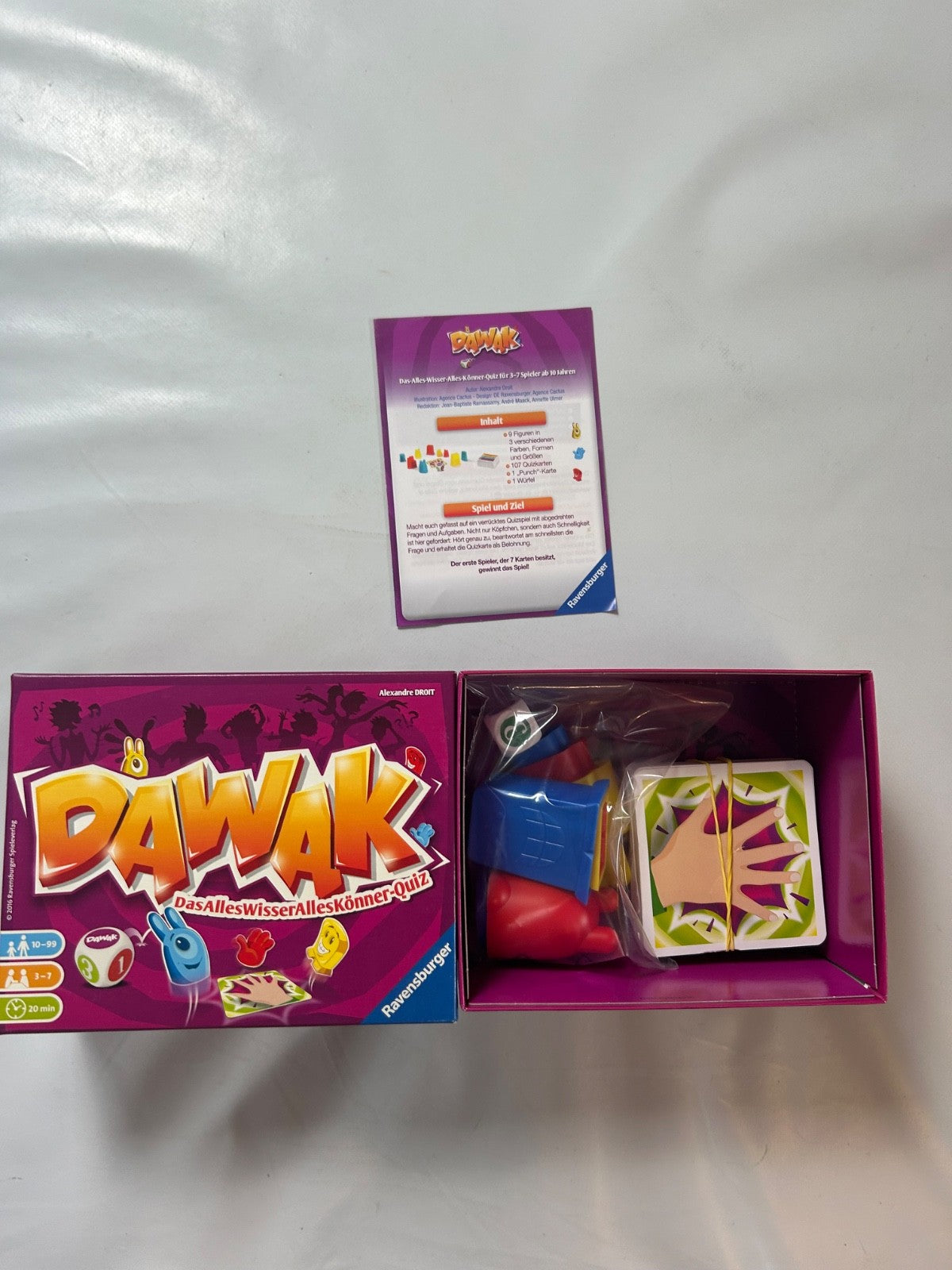 DAWAK Spiel Das Alles Wisser Alles Könner Quiz  Ravensburger  vollständig - Ansicht 6