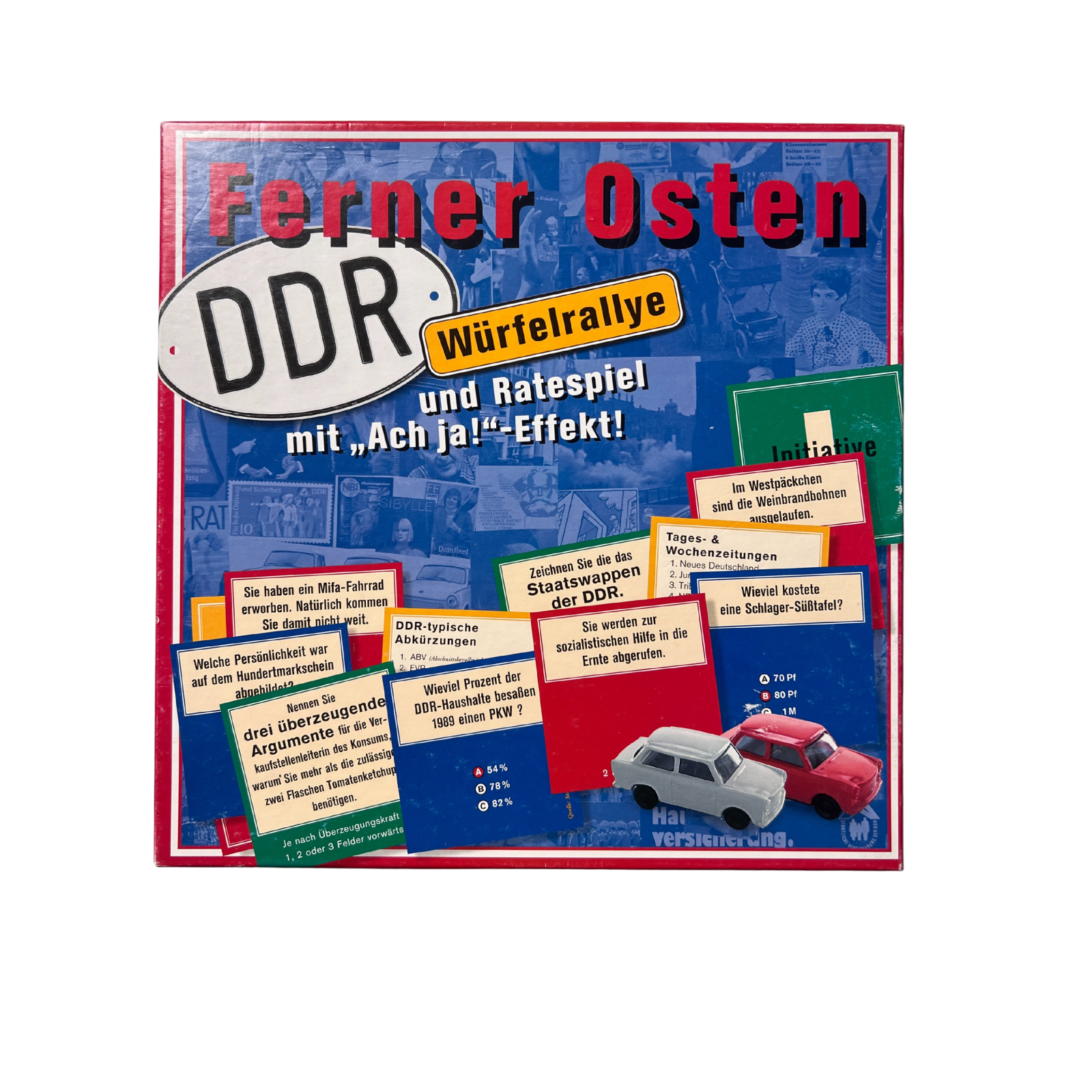 DDR Würfelrallye Ferner Osten Ratespiel Spiel  Vollständig - Ansicht 1