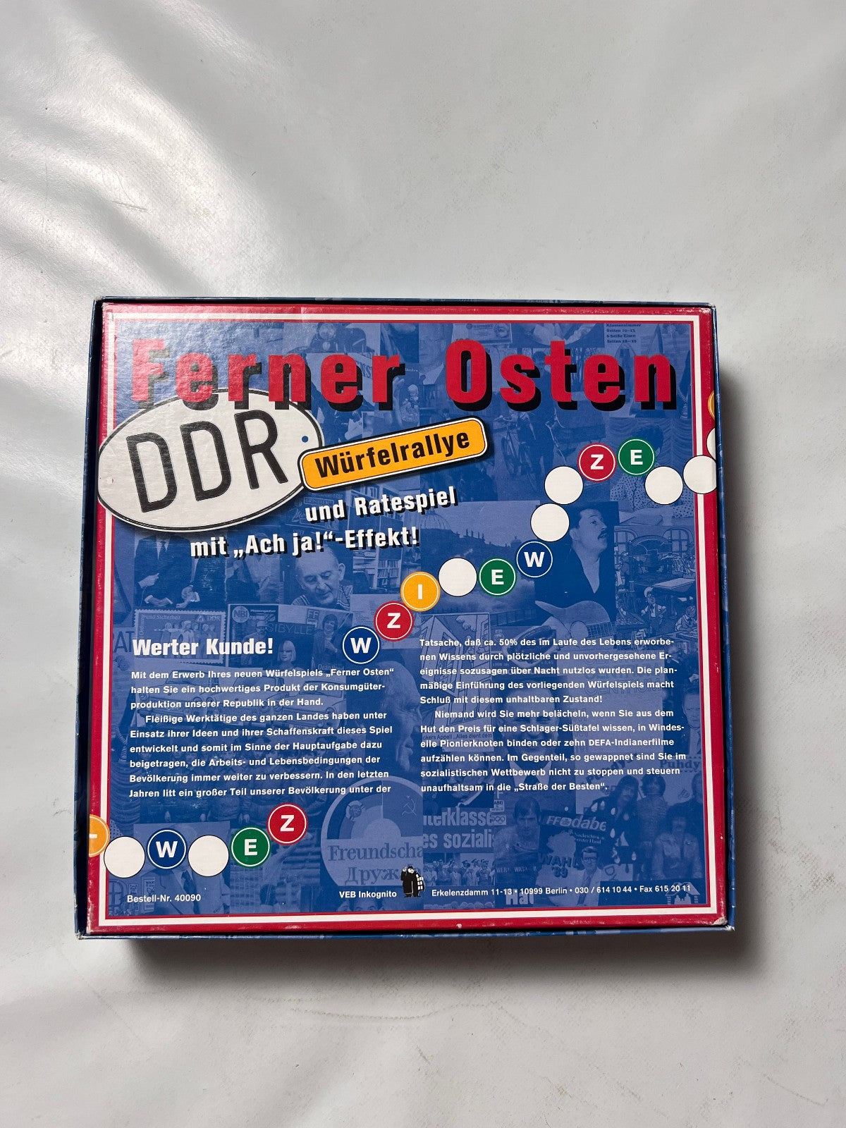 DDR Würfelrallye Ferner Osten Ratespiel Spiel  Vollständig - Ansicht 9