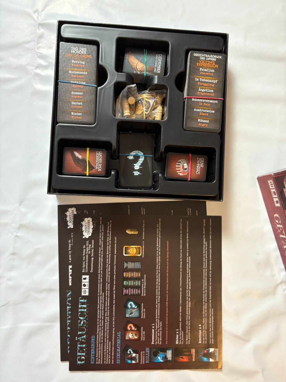 Deception: Murder in Hong Kong Brettspiel - Vollständig - Ansicht 6
