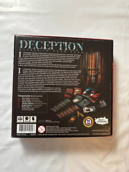 Deception: Murder in Hong Kong Brettspiel - Vollständig - Ansicht 8
