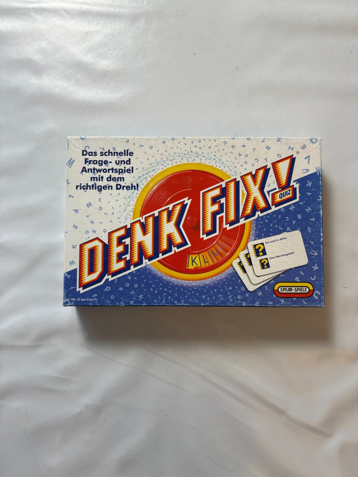 Denk Fix! Quiz 1997 Mattel Spear-Spiele Vintage vollständig - Ansicht 2