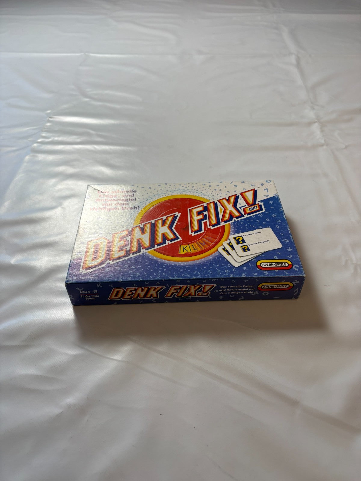 Denk Fix! Quiz 1997 Mattel Spear-Spiele Vintage vollständig - Ansicht 3
