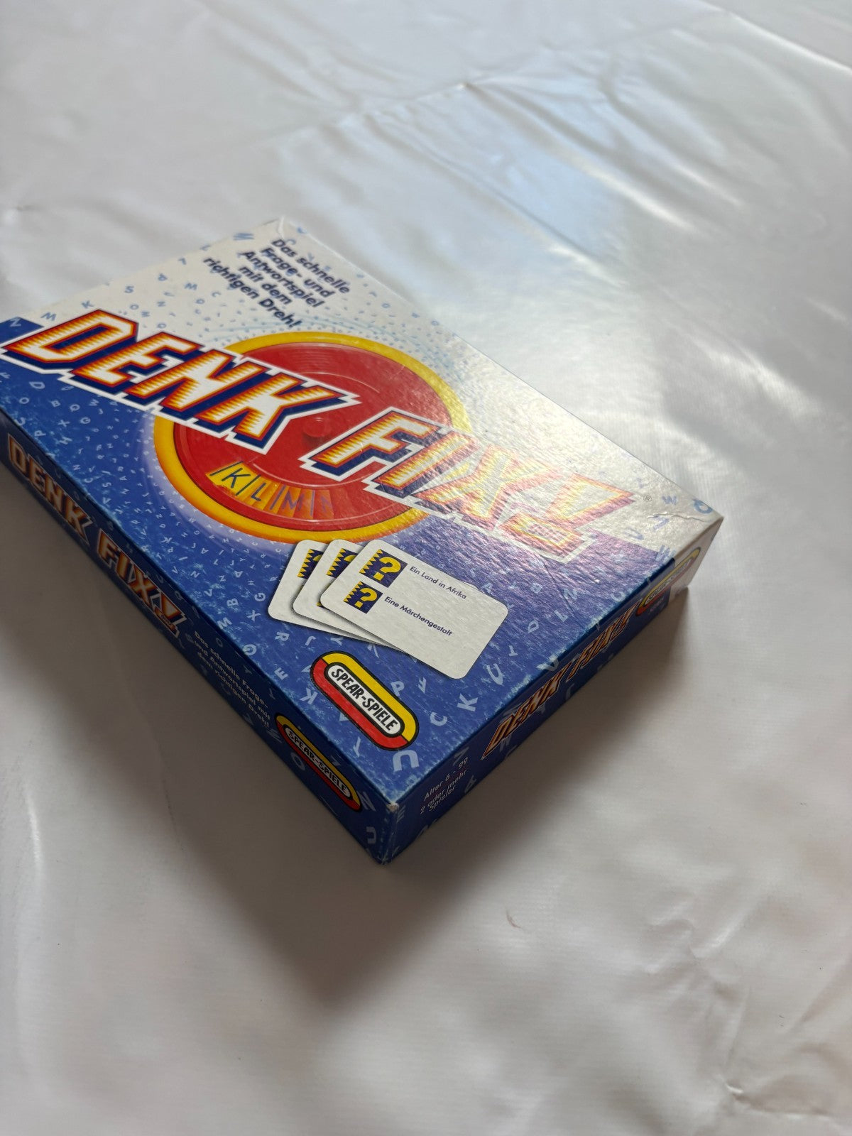 Denk Fix! Quiz 1997 Mattel Spear-Spiele Vintage vollständig - Ansicht 4
