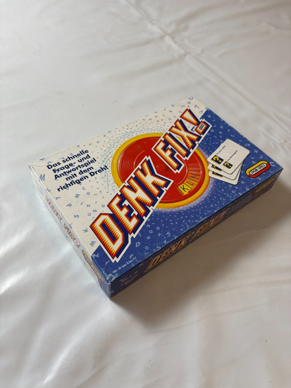 Denk Fix! Quiz 1997 Mattel Spear-Spiele Vintage vollständig - Ansicht 5