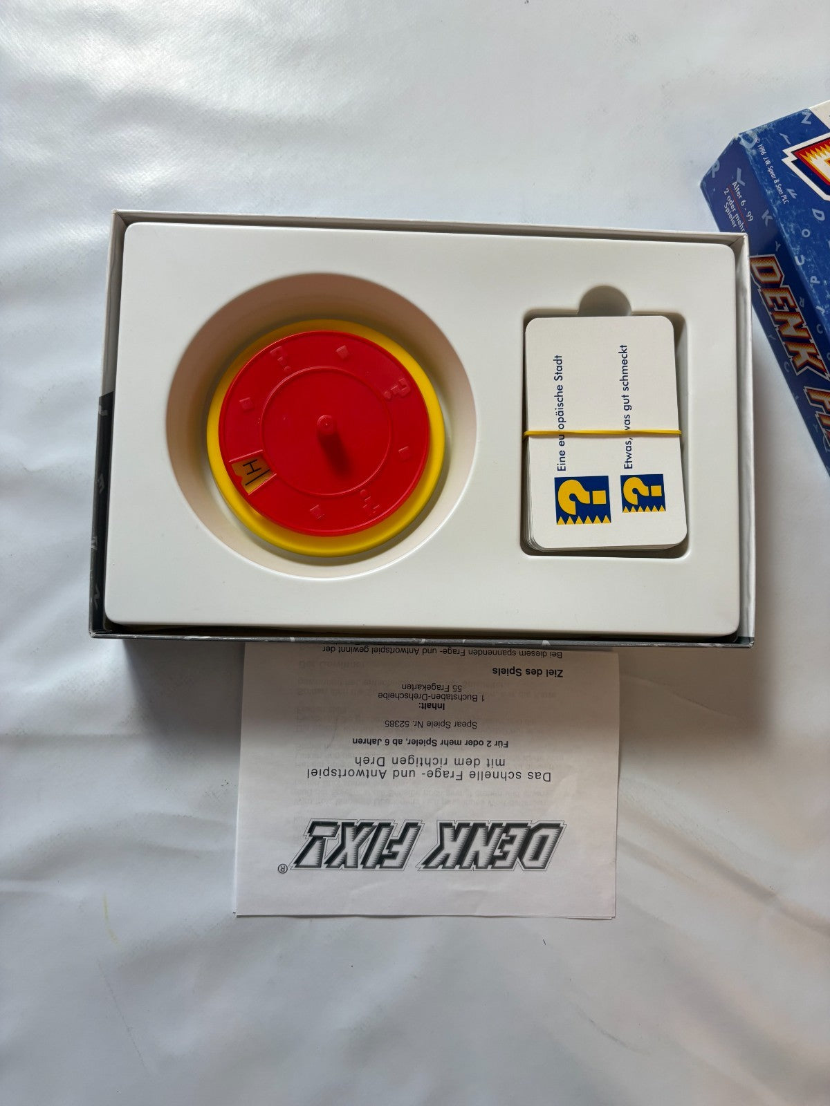 Denk Fix! Quiz 1997 Mattel Spear-Spiele Vintage vollständig - Ansicht 6