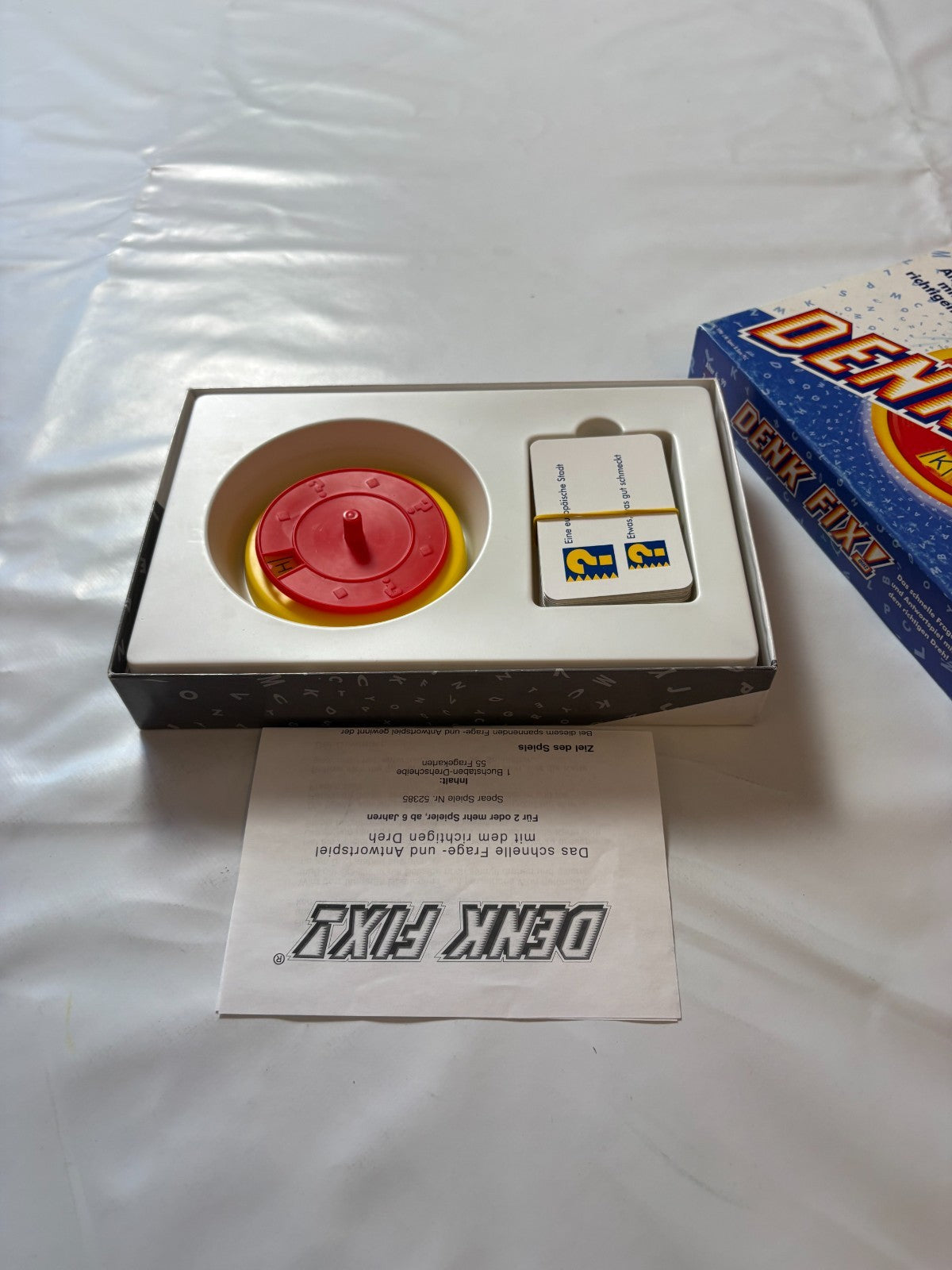 Denk Fix! Quiz 1997 Mattel Spear-Spiele Vintage vollständig - Ansicht 7