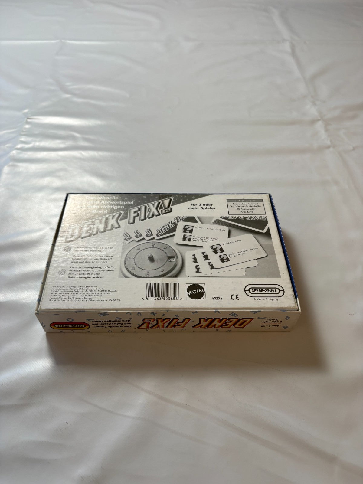 Denk Fix! Quiz 1997 Mattel Spear-Spiele Vintage vollständig - Ansicht 9