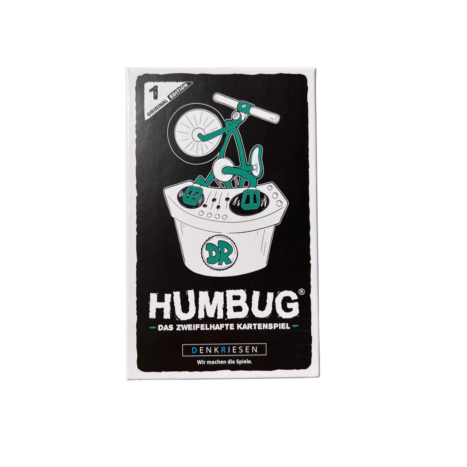 DENKRIESEN - HUMBUG Original Edition Nr. 1 - Das zweifelhafte Kartenspiel – SKU A13576 – Kartenspiel gebraucht kaufen bei Brettspielimperium