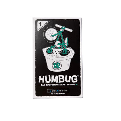 DENKRIESEN - HUMBUG Original Edition Nr. 1 - Das zweifelhafte Kartenspiel – SKU A13576 – Kartenspiel gebraucht kaufen bei Brettspielimperium