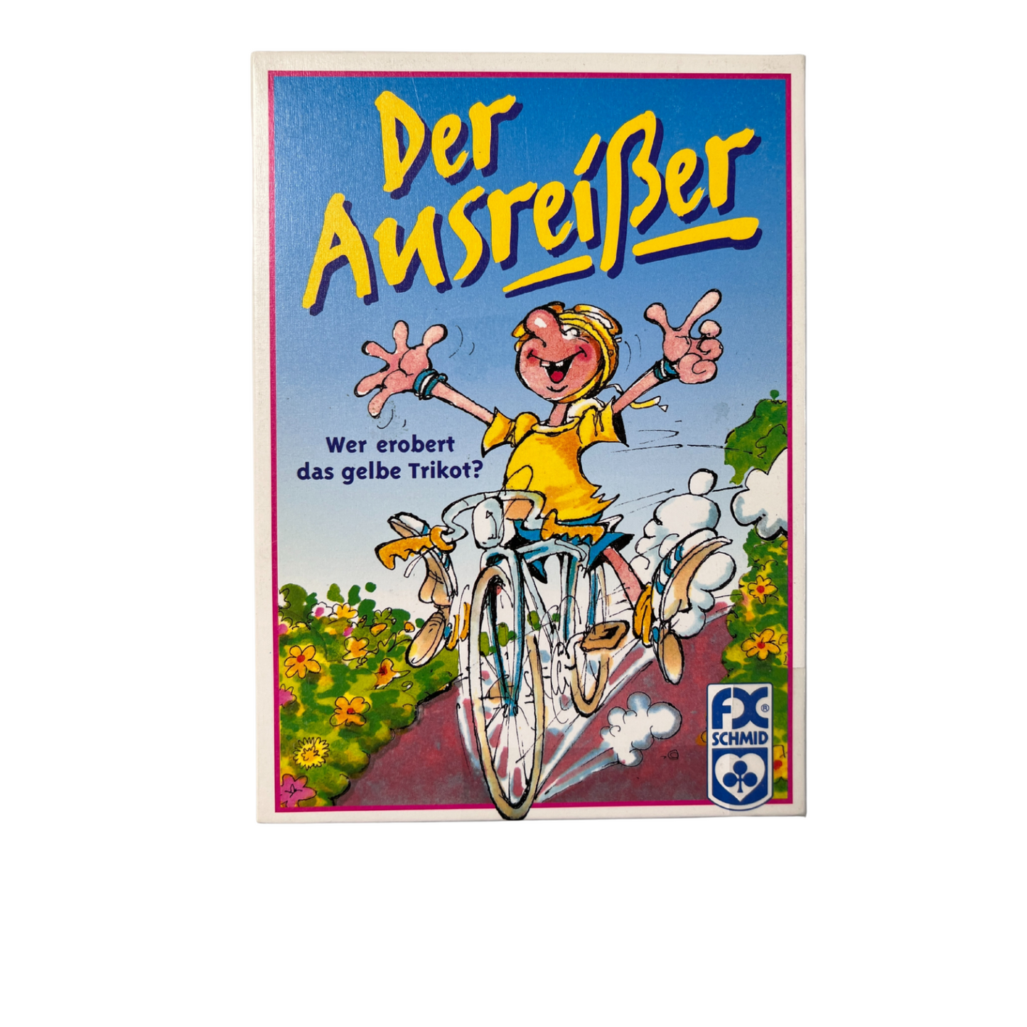 Der Ausreisser FX Schmid Spiel Vintage Kartenspiel Radrennen  Vollständig - Ansicht 1