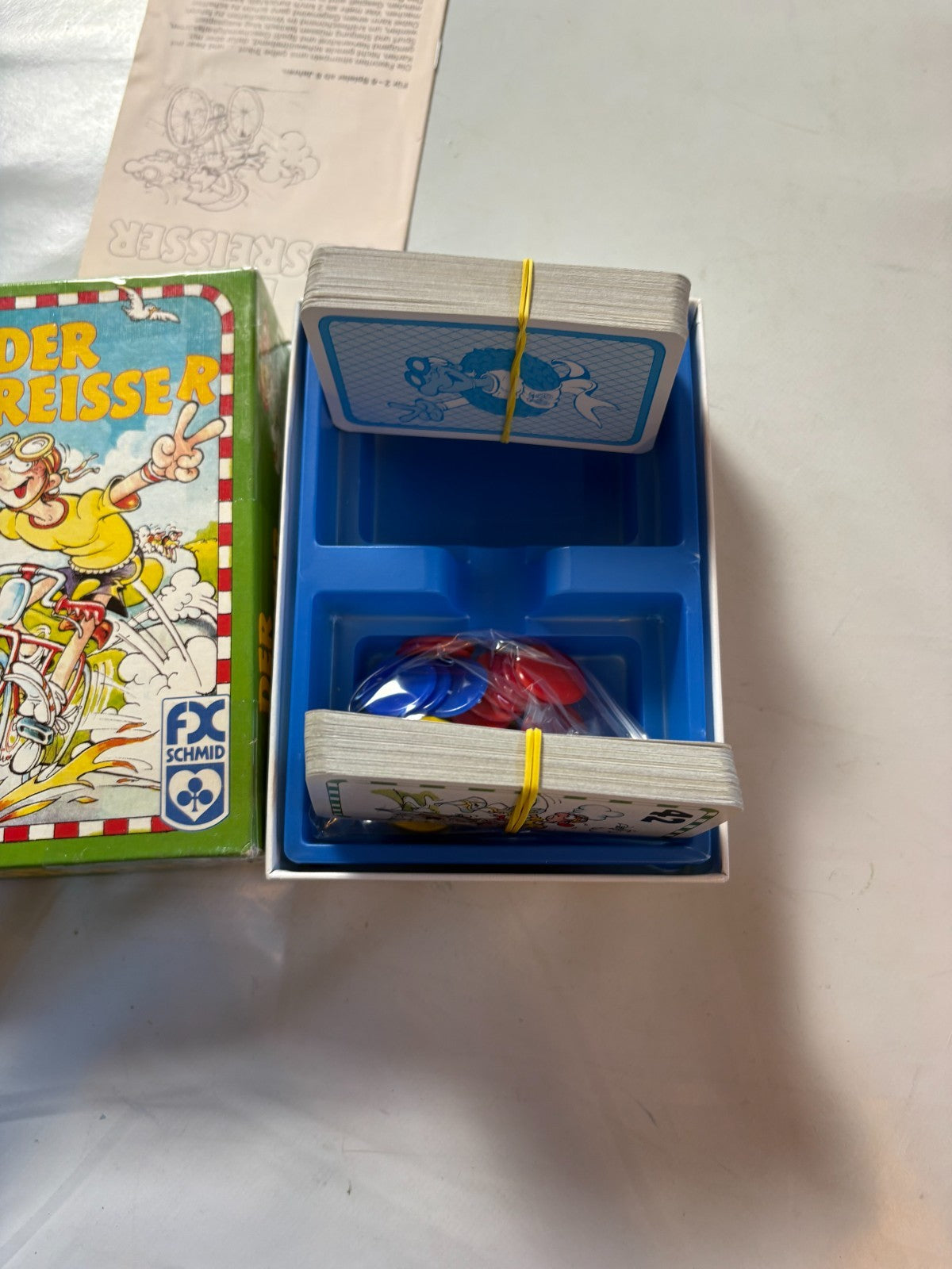 Der Ausreisser FX Schmid Spiel Vintage Kartenspiel Radrennen  Vollständig - Ansicht 10