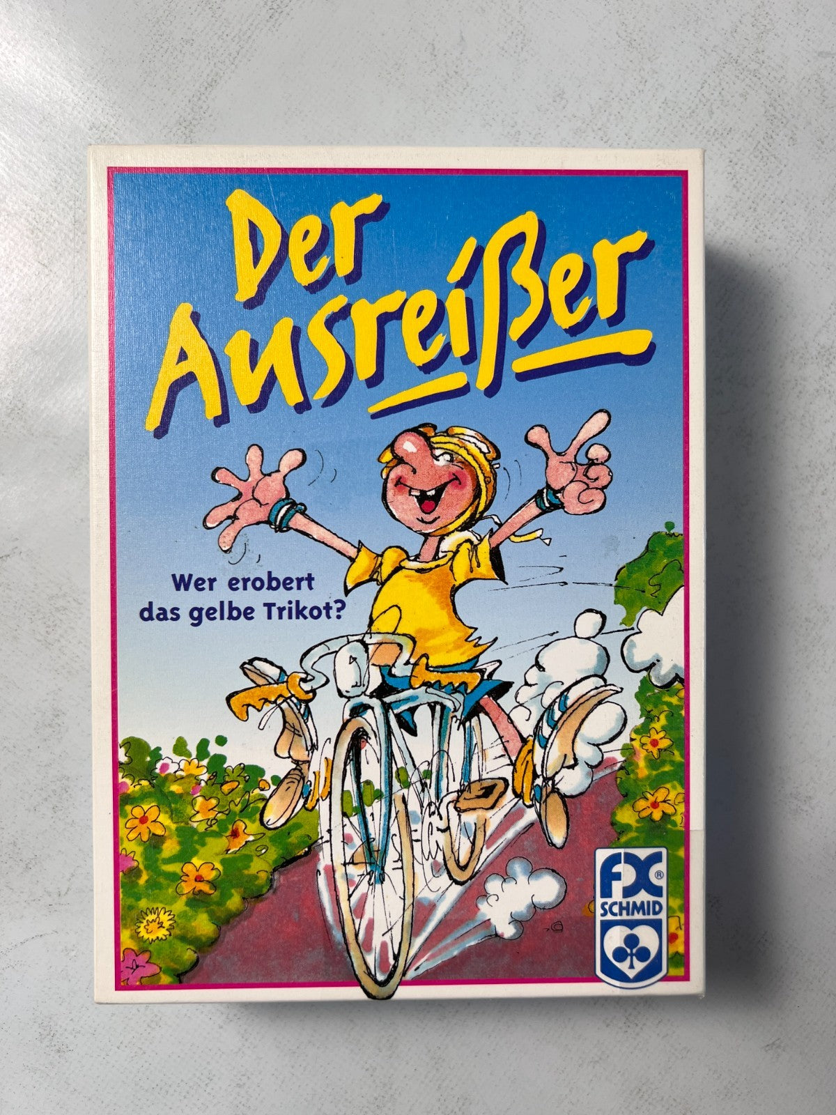 Der Ausreisser FX Schmid Spiel Vintage Kartenspiel Radrennen  Vollständig - Ansicht 3