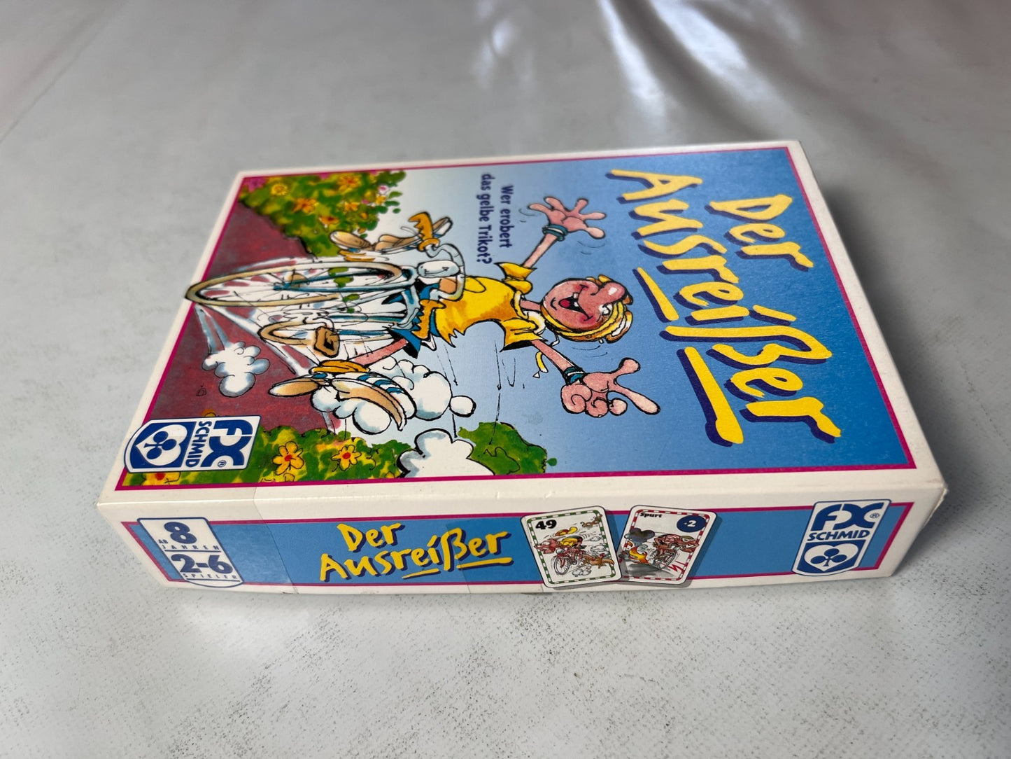 Der Ausreisser FX Schmid Spiel Vintage Kartenspiel Radrennen  Vollständig - Ansicht 6