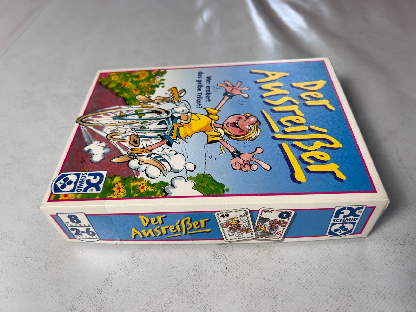 Der Ausreisser FX Schmid Spiel Vintage Kartenspiel Radrennen  Vollständig - Ansicht 6