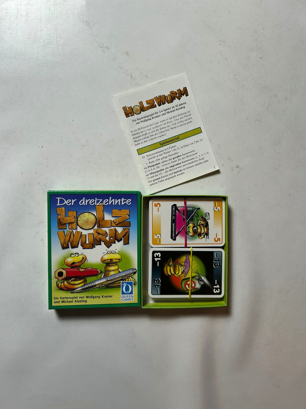 Der dreizehnte Holz wurm Spiel Queen games Gesellschaftsspiel - Vollständig - Ansicht 4