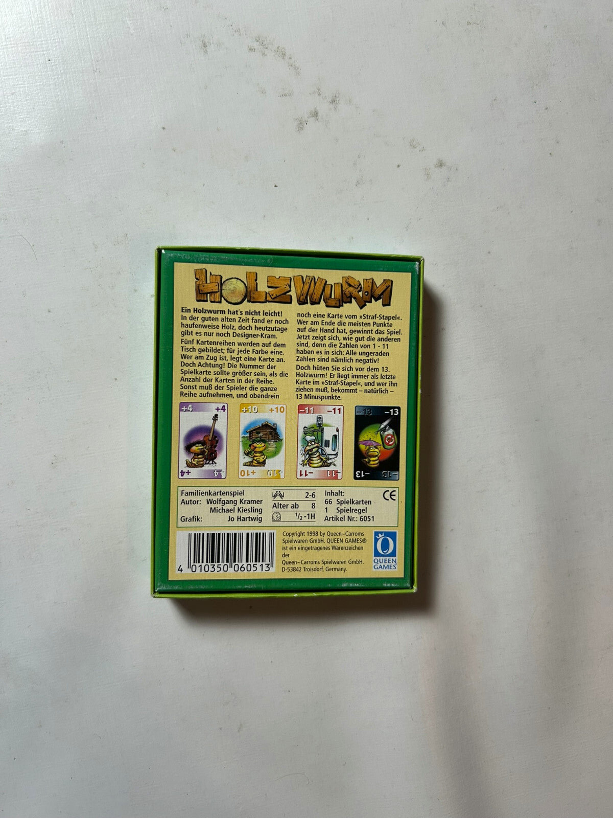 Der dreizehnte Holz wurm Spiel Queen games Gesellschaftsspiel - Vollständig - Ansicht 6