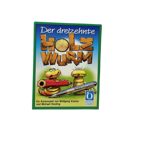 Der dreizehnte Holz wurm Spiel Queen games Gesellschaftsspiel – SKU A4640 – Gesellschaftsspiel gebraucht kaufen bei Brettspielimperium