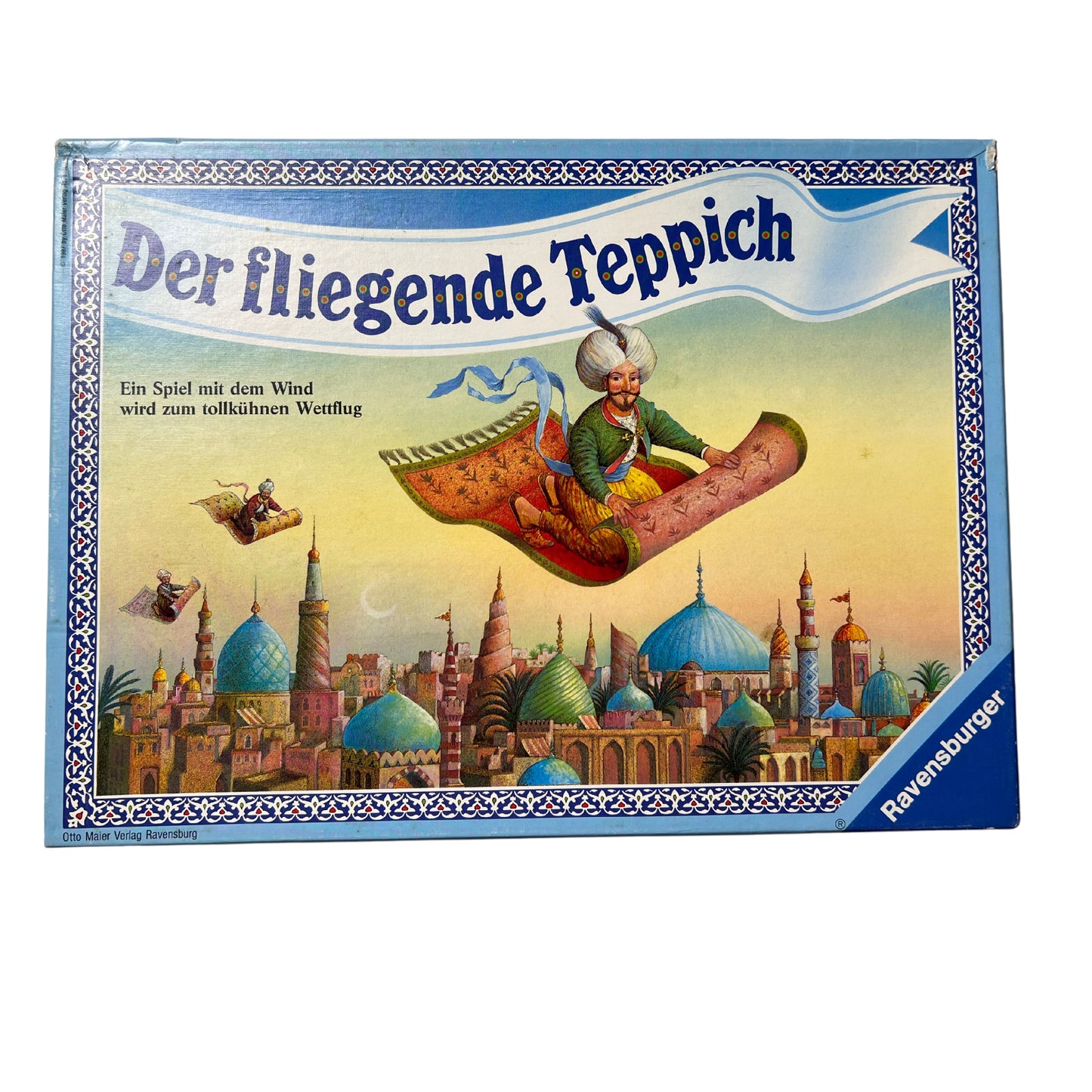 Der Fliegende Teppich Brettspiel Ravensburger Spiel 1983 – SKU A4726 – Gesellschaftsspiel gebraucht kaufen bei Brettspielimperium