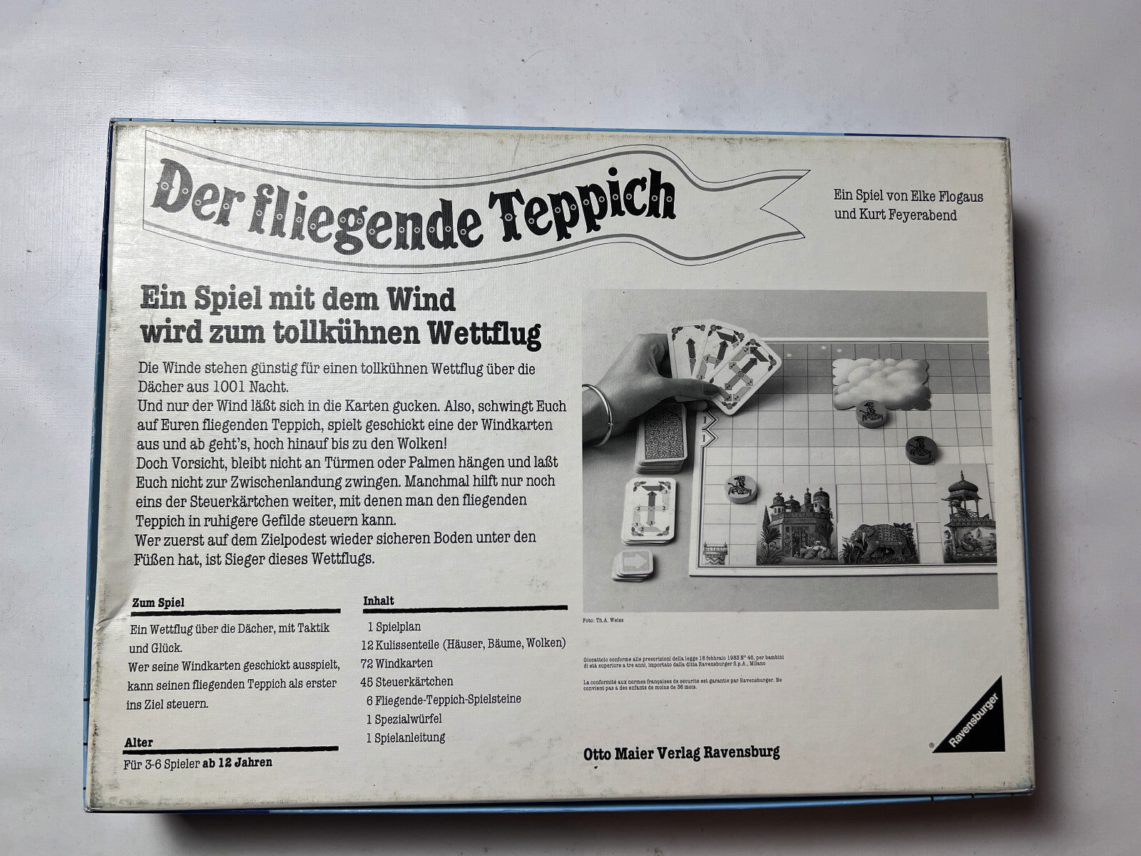 Der Fliegende Teppich Brettspiel Ravensburger Spiel 1983 - Vollständig - Ansicht 6