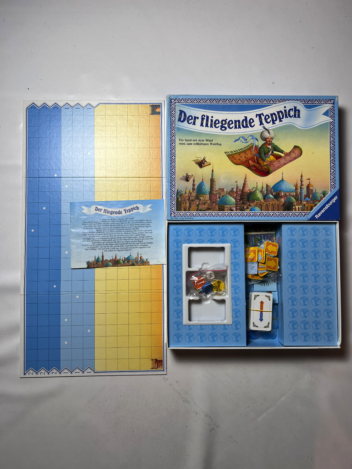 Der Fliegende Teppich Brettspiel Ravensburger Spiel 1983 - Vollständig - Ansicht 7