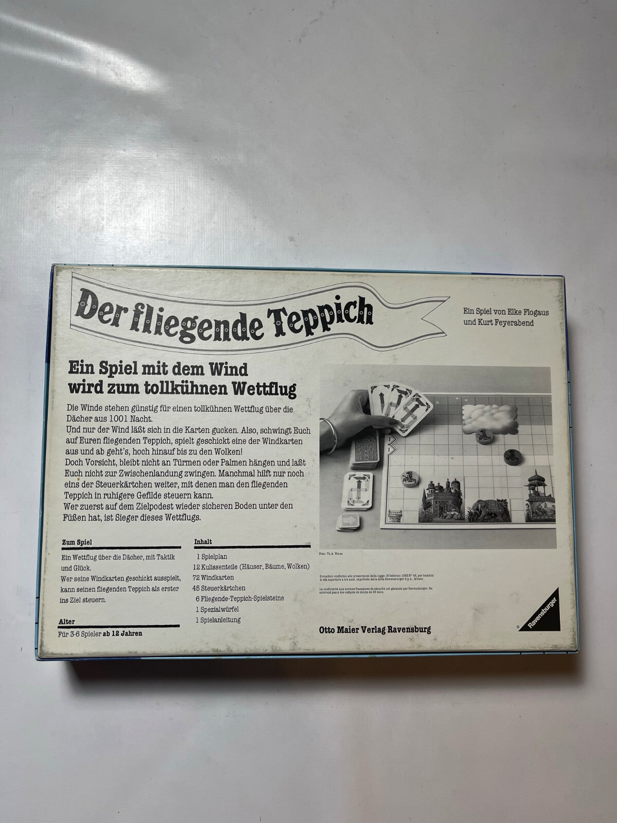 Der Fliegende Teppich Brettspiel Spiel Ravensburger 1983 - Vollständig - Ansicht 2