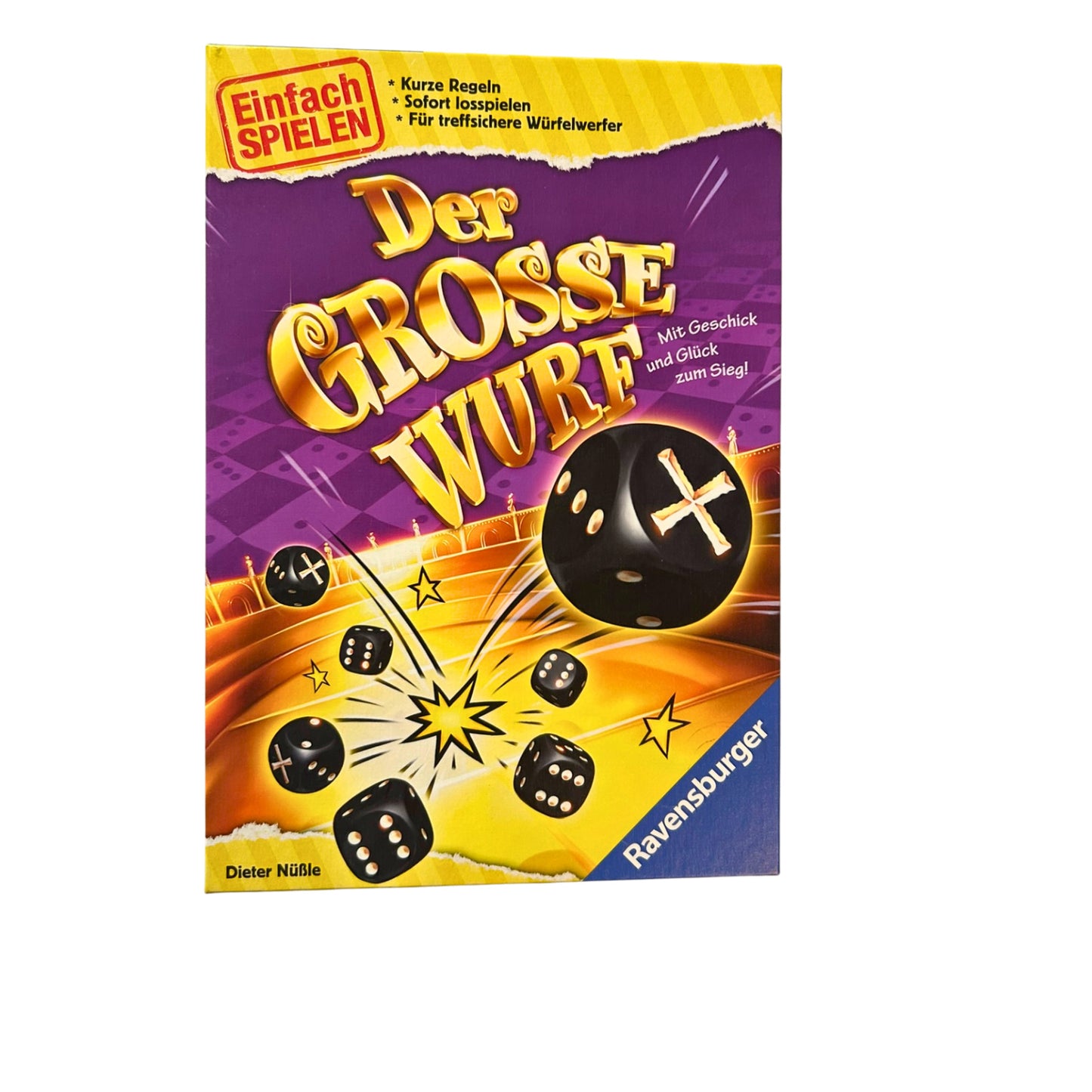 Der GROSSE WURF - Ravensburger – SKU A10414 – Gesellschaftsspiel gebraucht kaufen bei Brettspielimperium