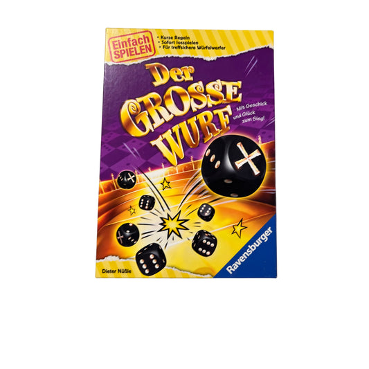 Der GROSSE WURF - Ravensburger – SKU A13557 – Gesellschaftsspiel gebraucht kaufen bei Brettspielimperium