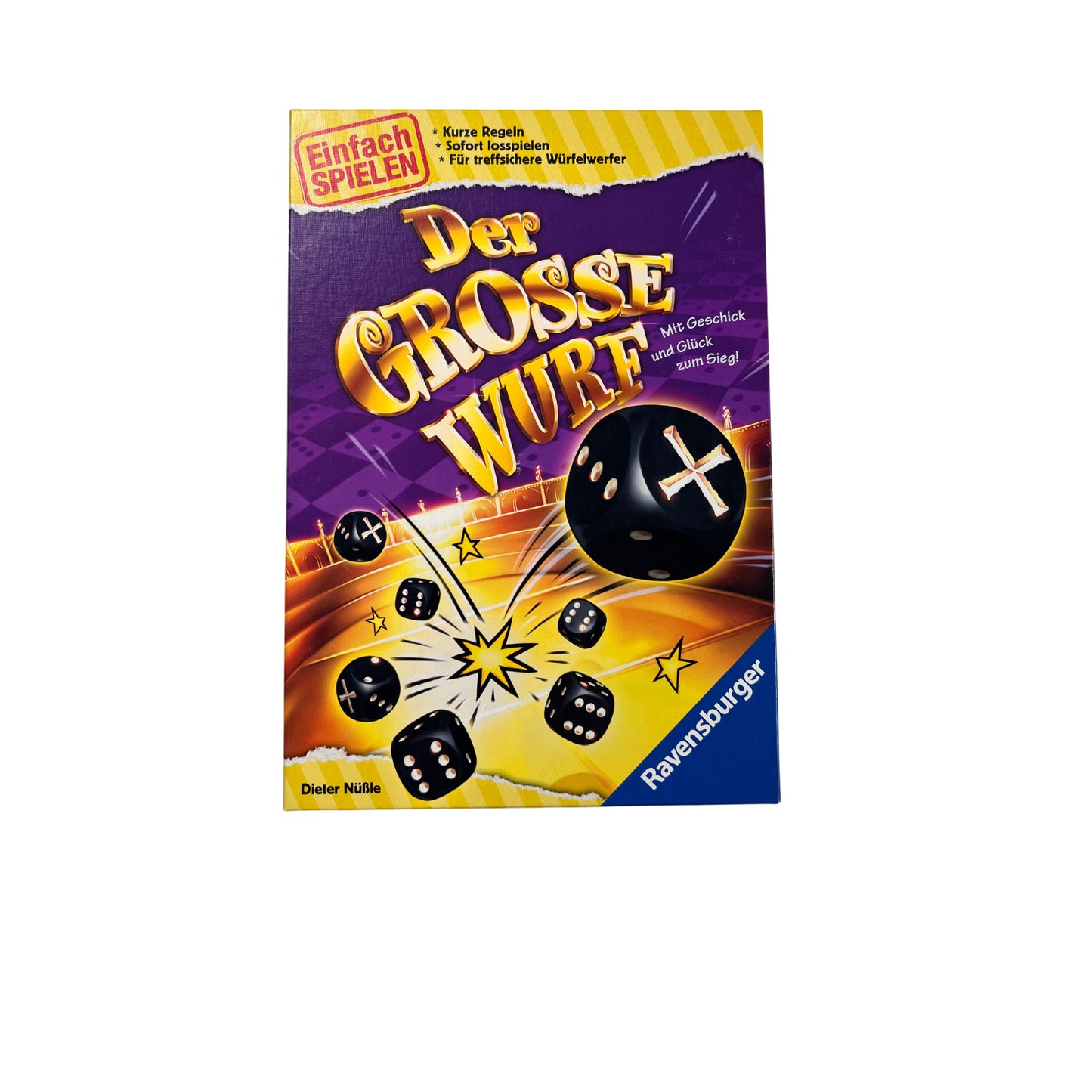 Der GROSSE WURF - Ravensburger – SKU A6834 – Gesellschaftsspiel gebraucht kaufen bei Brettspielimperium