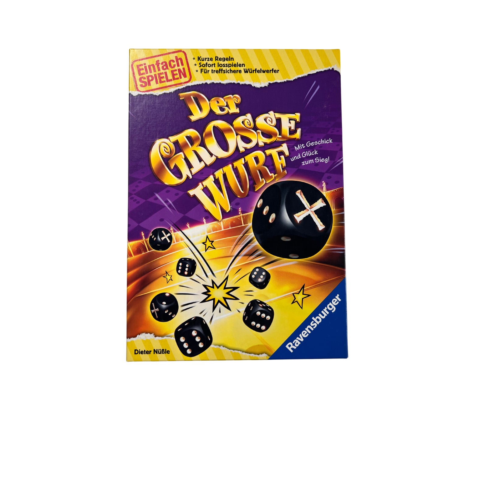 Der GROSSE WURF - Ravensburger – SKU A6834 – Gesellschaftsspiel gebraucht kaufen bei Brettspielimperium