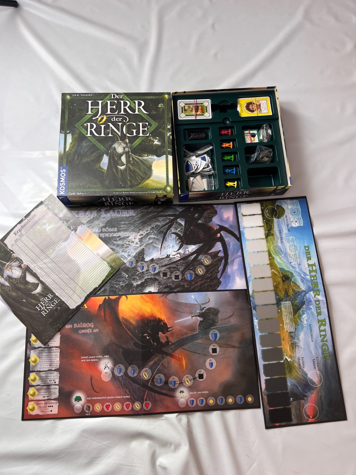 Der Herr der Ringe Gesellschaftsspiel Brettspiel Kosmos - Vollständig - Ansicht 2