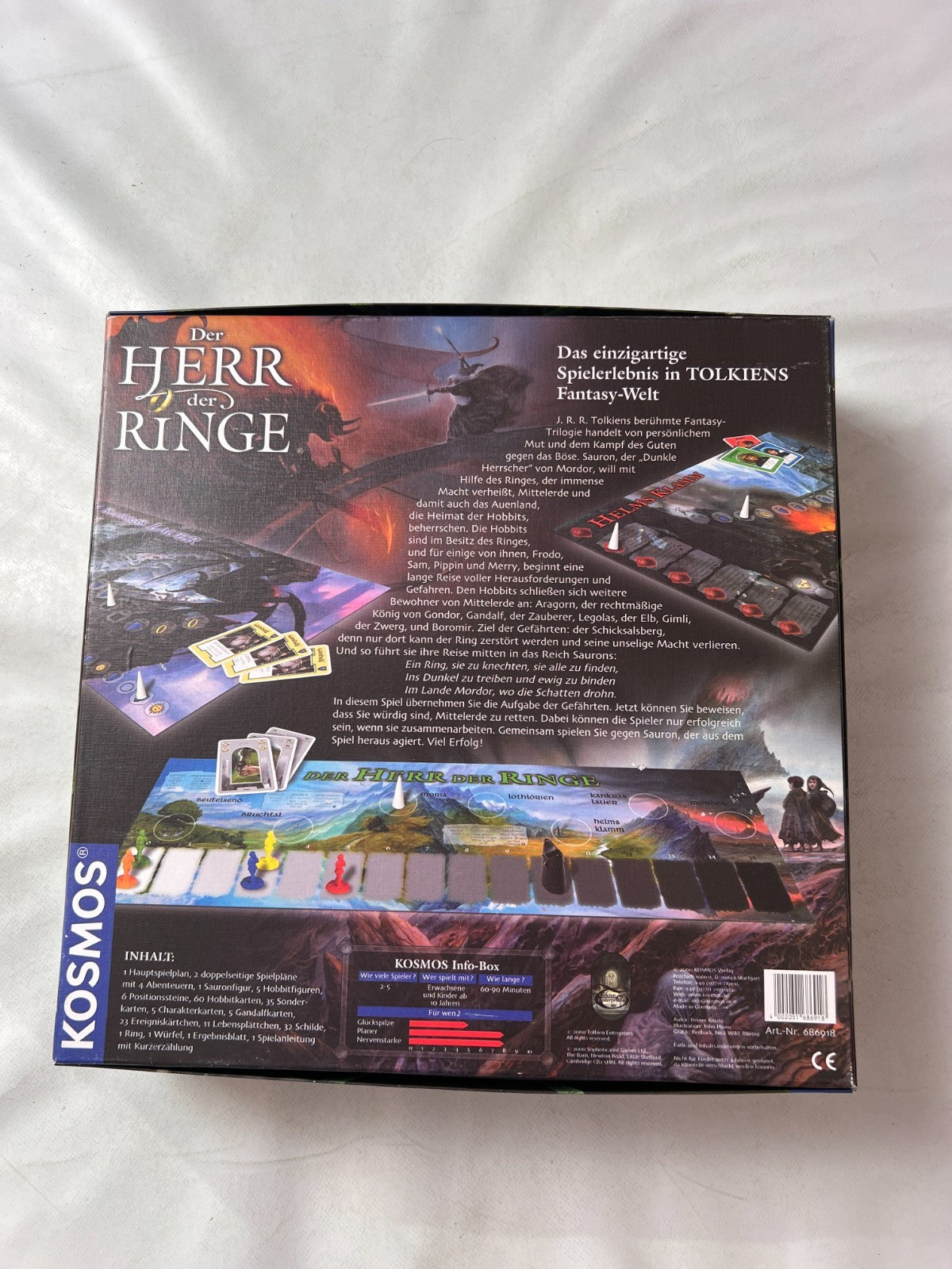 Der Herr der Ringe Gesellschaftsspiel Brettspiel Kosmos - Vollständig - Ansicht 9