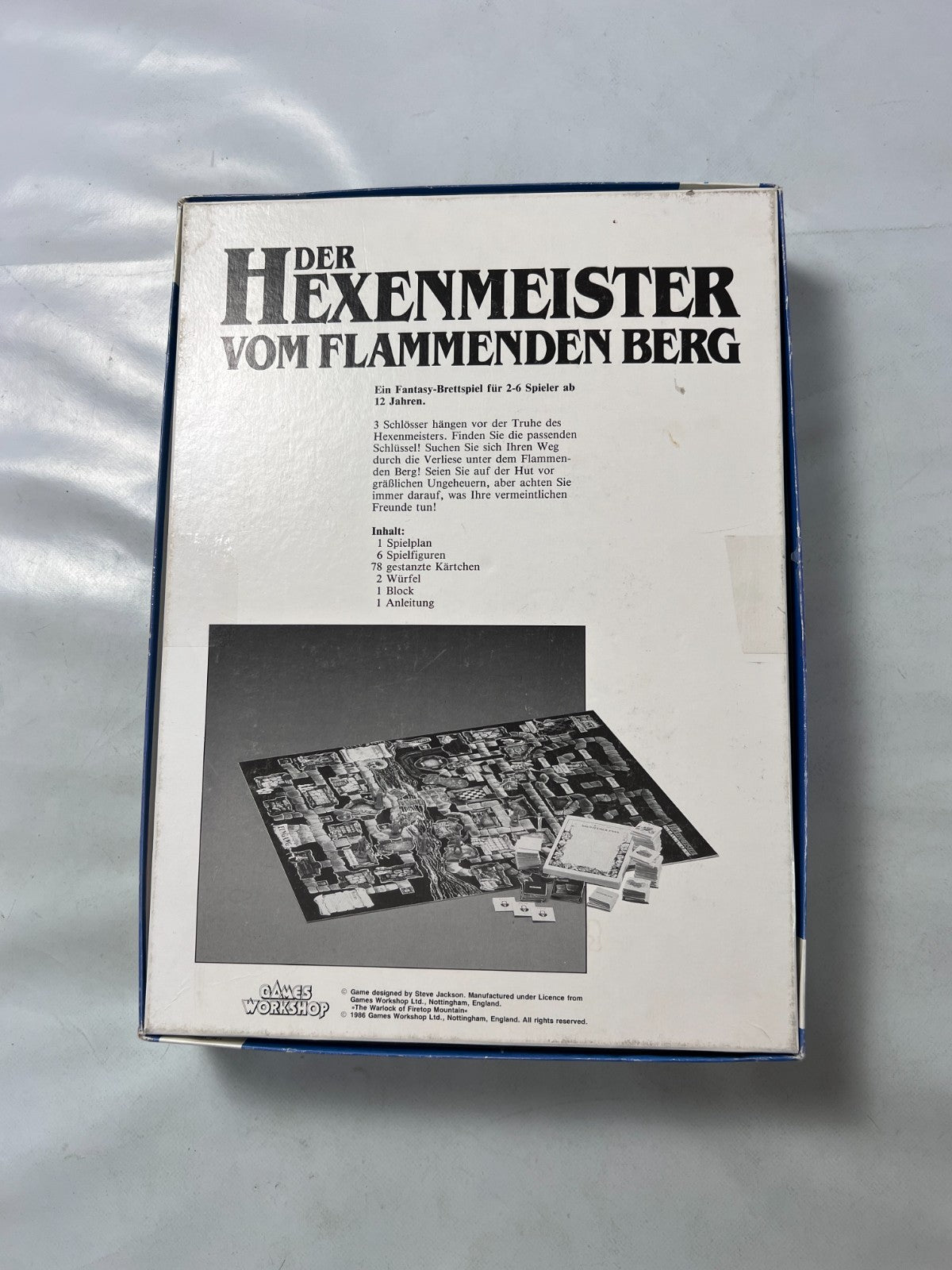 Der Hexenmeister vom flammenden Berg Schmidt Fantasy Brettspiel Vollständig - Ansicht 11