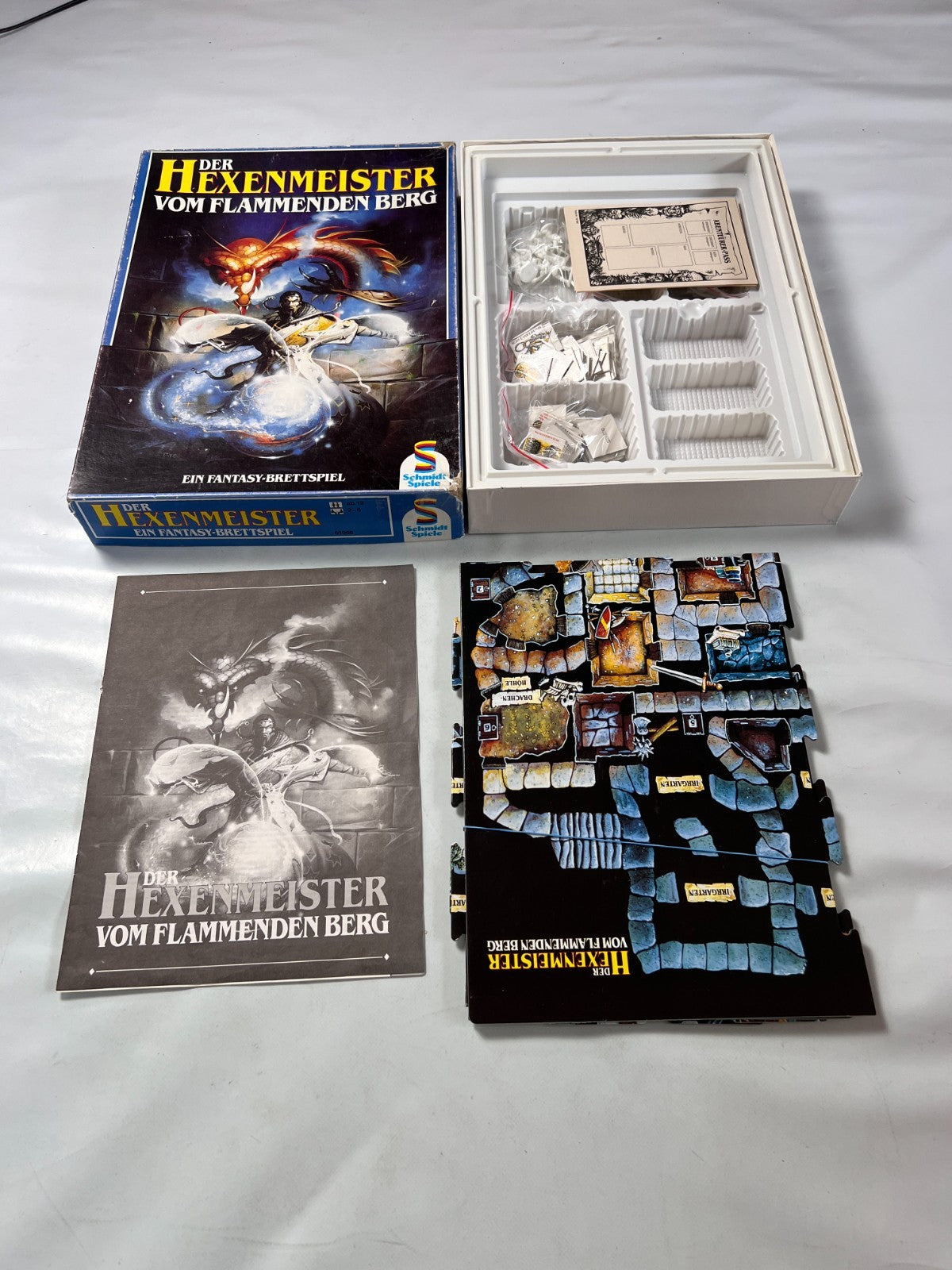 Der Hexenmeister vom flammenden Berg Schmidt Fantasy Brettspiel Vollständig - Ansicht 3