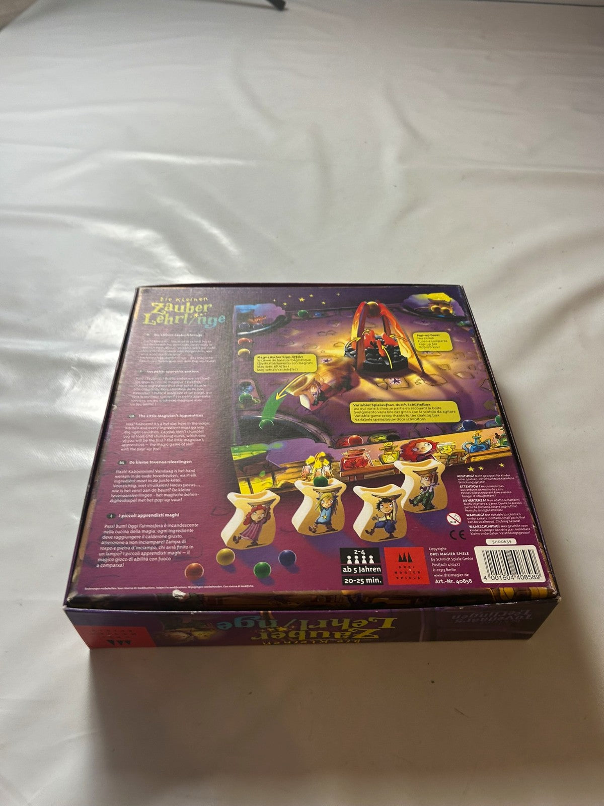 Der kleine Zauberlehrling drei Magier Brettspiel  Vollständig - Ansicht 10