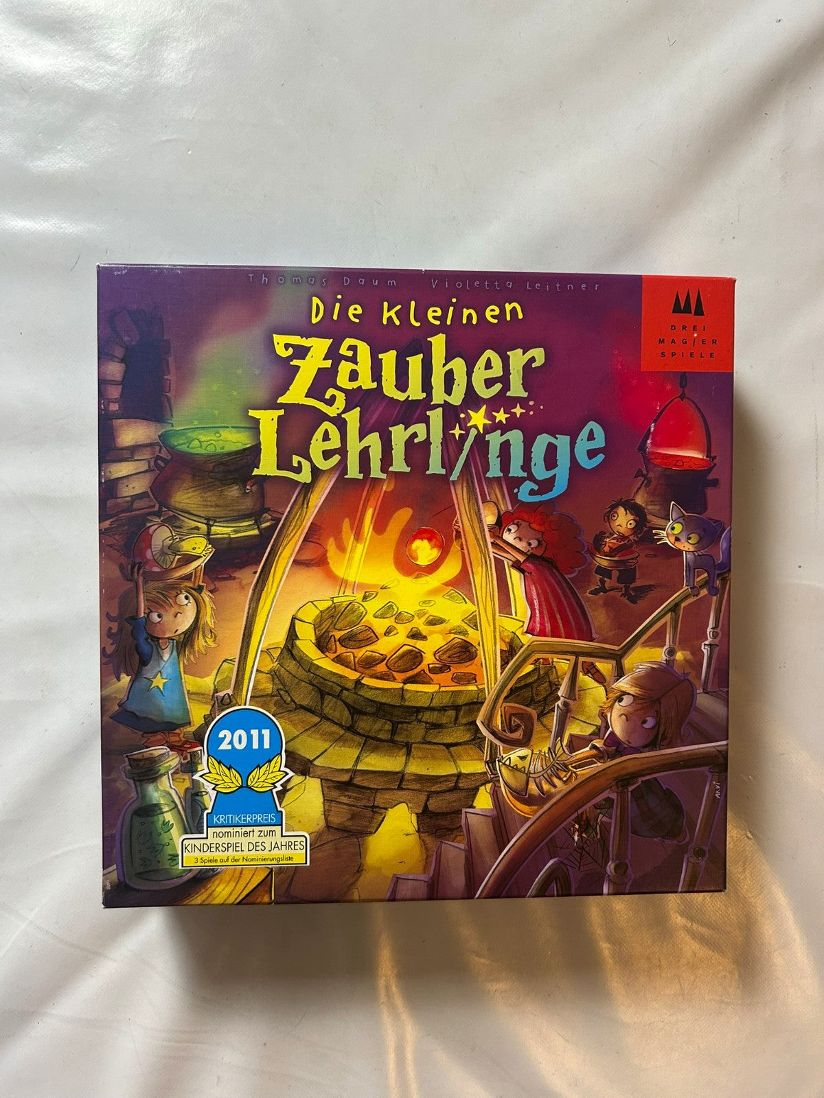 Der kleine Zauberlehrling drei Magier Brettspiel  Vollständig - Ansicht 2