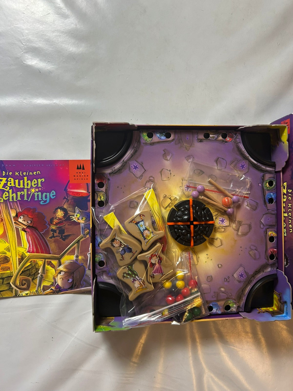 Der kleine Zauberlehrling drei Magier Brettspiel  Vollständig - Ansicht 6