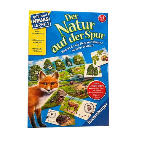 Der Natur auf der Spur Ravensburger Brettspiel - SKU A10821 - Gesellschaftsspiel gebraucht kaufen bei Brettspielimperium