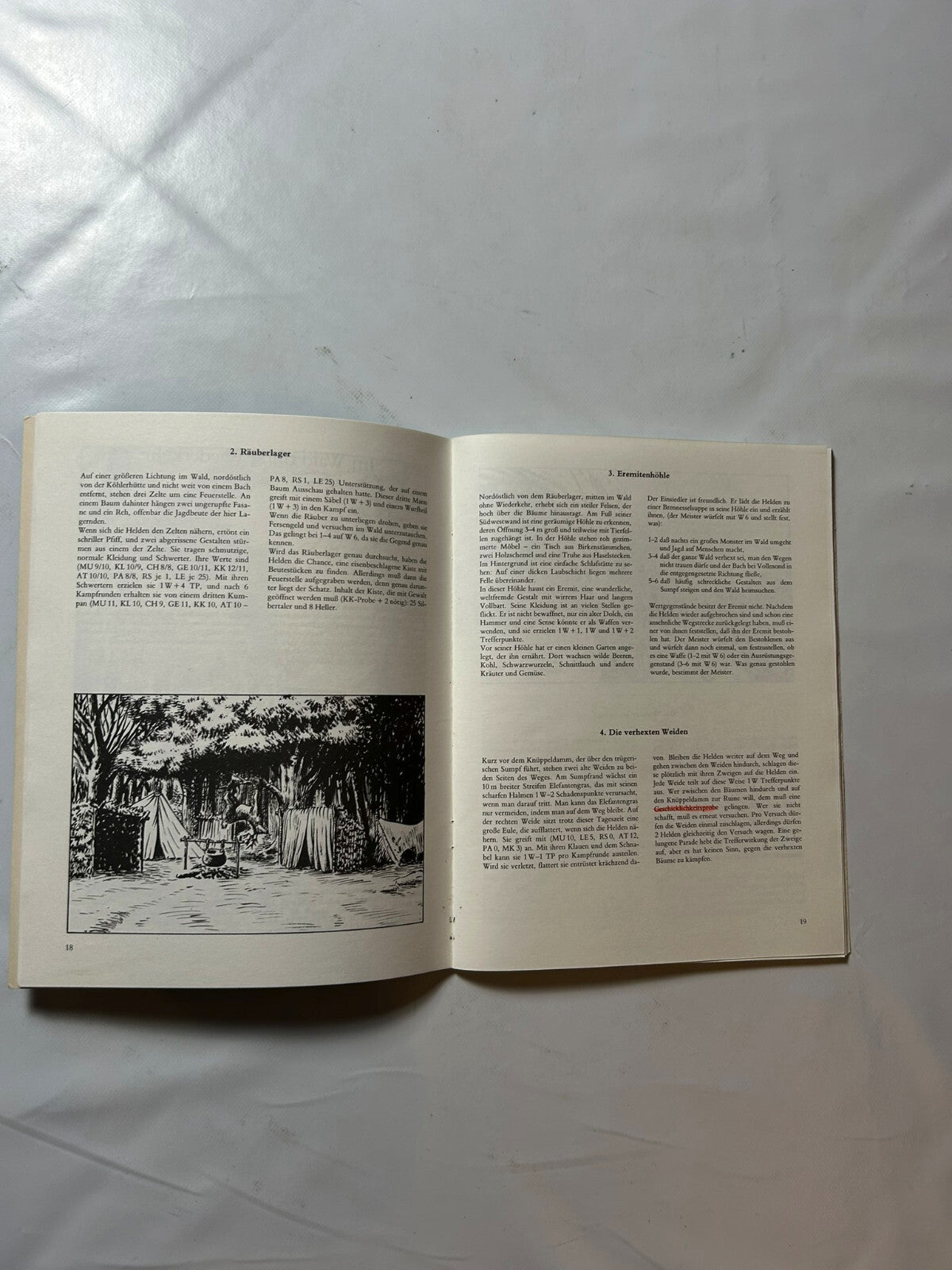 Der Wald ohne Wiederkehr (Original vintage von 1984) DSA Abenteuer Schwarze Auge - Ansicht 4