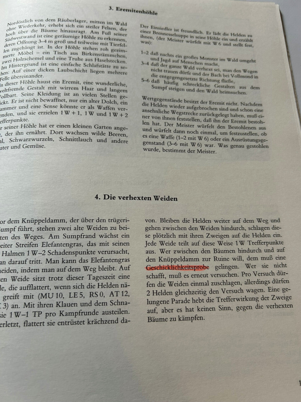 Der Wald ohne Wiederkehr (Original vintage von 1984) DSA Abenteuer Schwarze Auge - Ansicht 5