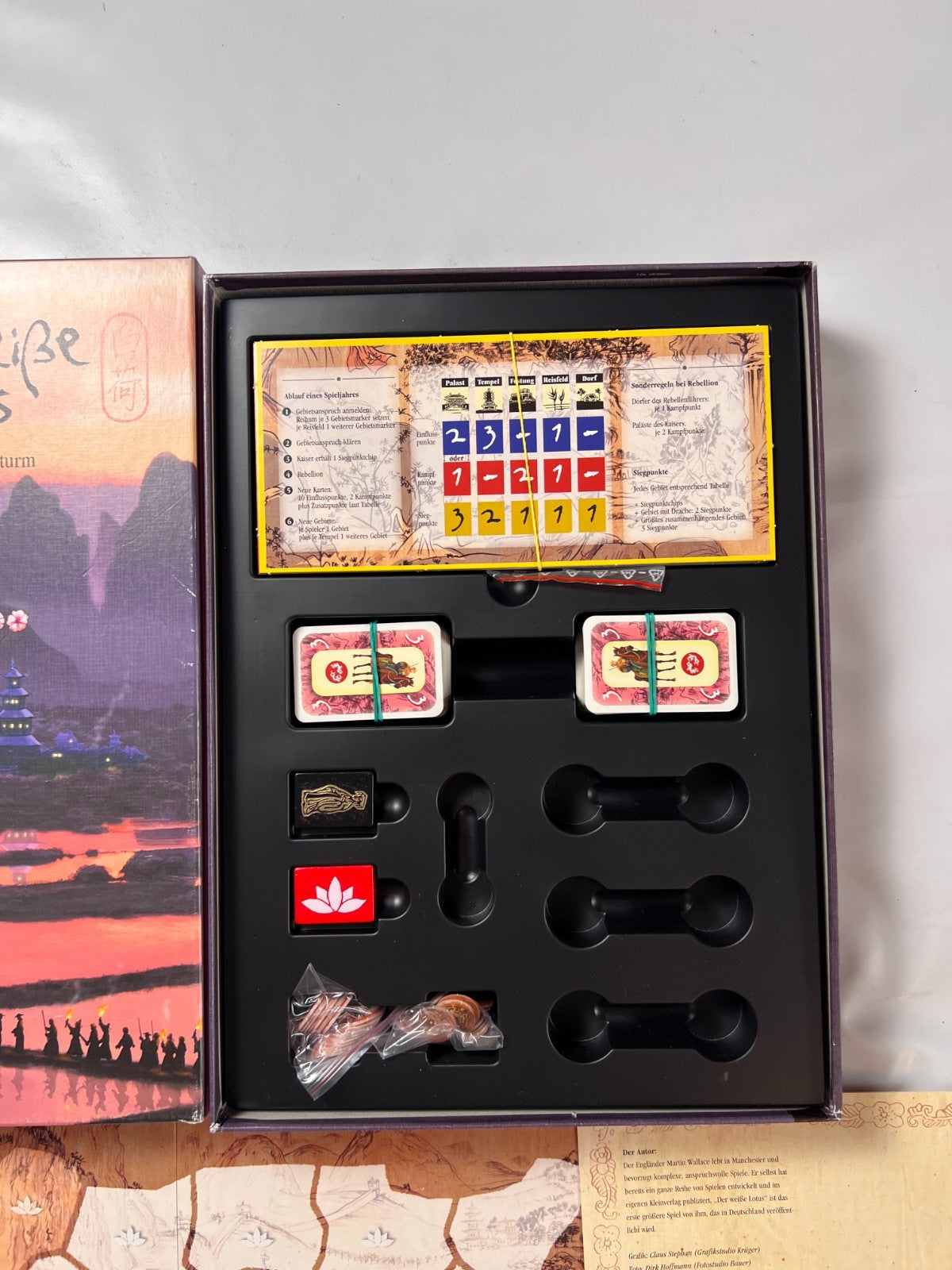 Der weiße Lotus von TM Spiele Brettspiel Gesellschaftsspiel - Vollständig - Ansicht 3