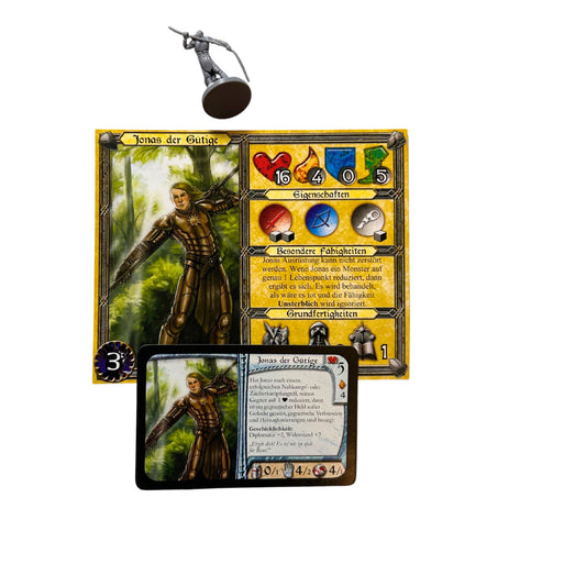 Descent 1. Edition - Charakter Pack: Jonas der Gütige - Unbespielt – SKU A12352 – Gesellschaftsspiel gebraucht kaufen bei Brettspielimperium